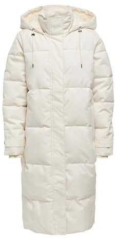 ONLY Damen Onlirene Puffer Coat Cc OTW Mantel, Eggnog, 42