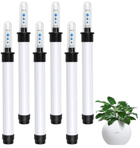 Palwin 6 Stück Wasserstandsanzeiger Pflanzen, 20cm Gießanzeiger Pflanzen, Zimmerpflanzen Wasserstandsanzeiger, Wasserstandsanzeiger Hydrokultur für Gartenarbeit Topfpflanzen