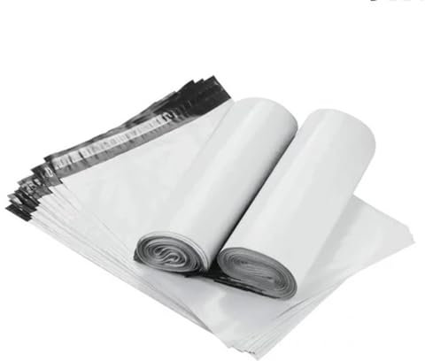 400 Stück Folienversandtaschen selbstklebend | 420 x 550 mm Versandbeutel mit Selbstklebeverschluss | 42 x 55 cm Versandtüten blickdicht aus Plastik für Kleidung und Textilien