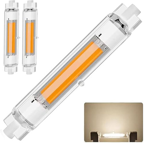 R7S LED 118mm 30W Dimmbar Glühbirne, R7S LED 118mm 30W Lampen Ersatz für 200W 300W Halogen Leuchtmittel, LED R7S Neutralweiß 4000K, 3000LM, 360 Grad Licht, Kein Flackern, 2er Pack