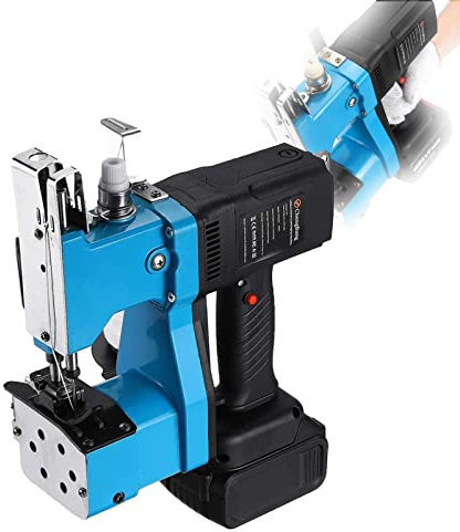 Máquina eléctrica Máquina para Cerrar Bolsas, Cosedora de Bolsas de Mano, Máquina de Coser para Cerrar Bolsas Bolsa Industrial, Máquina para Cerrar Bolsas de 18000 RPM Cosedora de