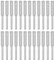 sourcing map 24pcs Diamond Chainsaw Sharpener Bits 3/16 4.8mm Cylinder Head Electric Chain Saw Grinder