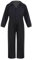 Miaeowve Kinder Arbeitsoverall Jungen Mädchen Langarm Jumpsuit Reverskragen Schutzanzug Lang Arbeitshose Latzhose Kesselanzug Für 5-16 Jahre Schwarz 170-176