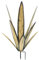 Agave Metal Plantes Sculpture Décor Extérieur, Cactus Rustique, Imperméable pour Jardin yêu Cour Yard, Abri