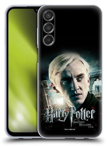 Head Case Designs Offizielle Harry Potter Draco Malfoy Deathly Hallows VIII Soft Gel Handyhülle Hülle kompatibel mit Samsung Galaxy M15/F15 5G