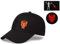 YUSENGMOO Schwarze Seal Team Six Baseballmütze Flexible Fit Tactical Seals Hut+Aufnäher (1,L)
