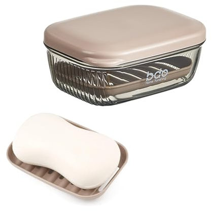 Seifenschale, Seifenschale Mit Abflu, wasserdichte Abnehmbare Seifenschale, Geeignet Für Camping, Reisen, Badezimmernutzung