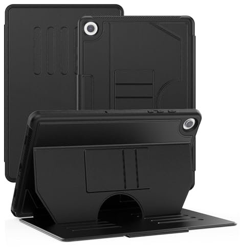 Case for Samsung Galaxy Tab A9 Plus/A9+ 2023 11 inch, Business Shockproof Cover with Auto Sleep/Wake, Multi-Angle Stand & Card Slot for Galaxy Tab A9+ (SM-X210/SM-X215/SM-X216/SM-X218), Black