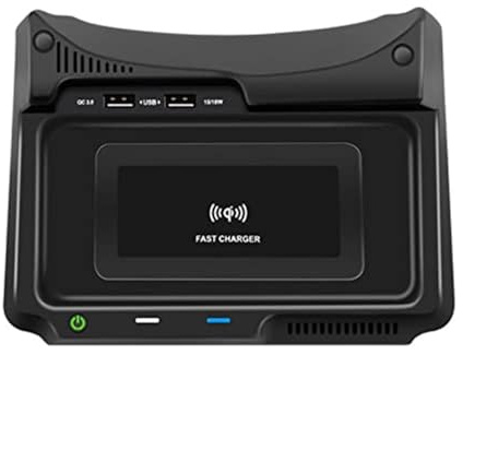 Pizgear For CRV 17-20, Wireless Charger Car QI Wireless Charging Pad Easy Installation Lighter Plug Decorative Accessory Fast Charging Plate