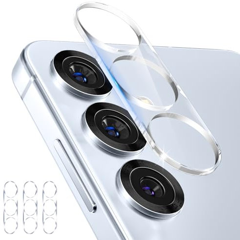 imluckies [3 Stück Kameraschutz für Samsung Galaxy S25 6,2 Kamera Schutzglas, [HD Klar] 9H Anti-Kratz Gehärtetes Glas Rückseite Kamera Schutzfolie Zubehör [Nicht für S25+], Transparent