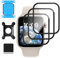 Lutree per Apple Watch SE (2022/2020) /Apple Watch Serie 6 5 4 44 mm Pellicola Protettiva, 3 Pezzi HD Anti Graffio Flessibile Film, 3D Piena Copertura Facile da Installare Protezione Schermo