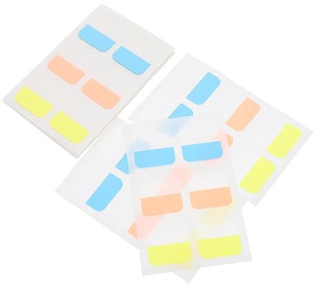 DOITOOL 360stücke Index Tabs Selbstklebend Für Bürobedarf Und Bibelstudienbedarf Mehrzweck-memo-etiketten Als Sticky Label Aufkleber Geeignet Für Schule Und Hause
