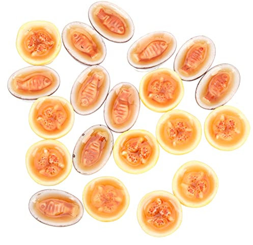 Yardwe 20 Stück Lebensmittelmodellschlüsselkette Essen Miniaturen Zubehör Für Handyhüllen Bastelzubehör Selber Machen Handyhüllendekoration Mini-Charms Zum Basteln Mini -Ornamente Harz