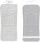 Danielstore Colchoneta Silla Paseo Universal | 80x39cm, 100% algodón | Reversible, transpirable, adaptable, fácil de colocar | Comodidad y protección para bebé (Gris animales)