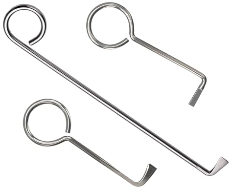 Liuer Dietrich-Set, 3-teilig, professionelles Dietrich-Set, Edelstahl, öffnet fast jede Tür, Universalschlüssel für Zimmertür