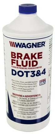 Wagner DOT 4 ABS Blend Brake Fluid, 32 oz; 946 ml