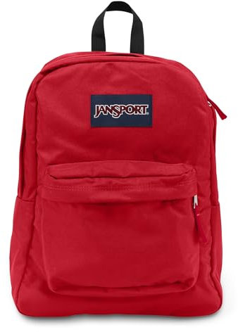 JanSport Superbreak Zaino 33x21x42 cm 25 l, Rosso (red tape), 42x33x21 cm