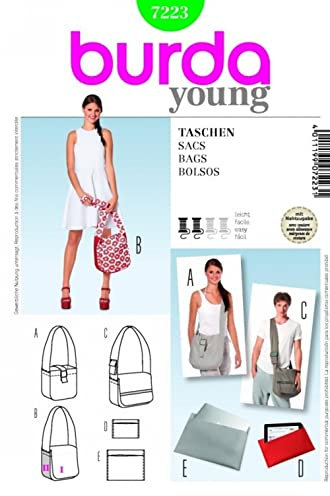 Burda Schnittmuster, Bags, Sacs – Taschen Größen: One Size