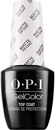 OPI Gel Color Nail Gel - Matte Top Coat, 1er Pack (1 x 15 ml)
