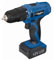 Ribimex PRLPV120, Taladro atornillador de batería, PrimoTech, con batería Li-Ion 12 V, azul/negro