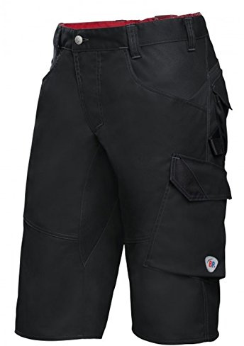 BP 1993-570-32 Shorts - Elastischer Rückenteil - Ergonomischer Schnitt - Schlanke Silhouette - 65% Polyester, 35% Baumwolle - Normale Passform - Größe: 50n - Farbe: schwarz