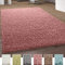 Paco Home Shaggy Teppich Hochflor Langflor Teppiche Hochwertig Pastell Uni Versch. Farben, Grösse:200x280 cm, Farbe:Pink