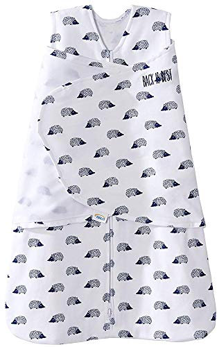 HALO Schlafsack aus 100 % Baumwolle, 3-fach verstellbar, tragbar, TOG 1.5, marineblau, Größe S, 3-6 Monate