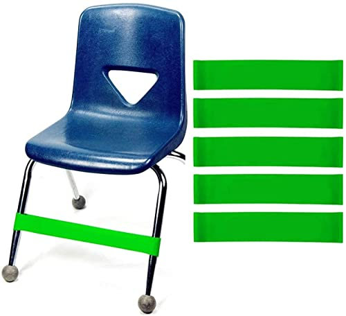 JeVenis bandes élastiques en latex naturel pour pieds de chaise rebondissante pour entraînement autisme
