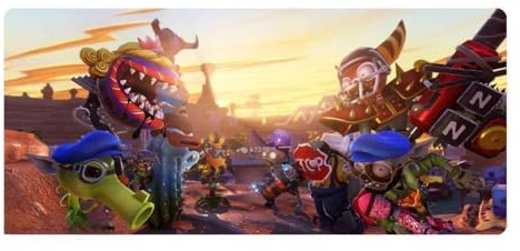 IGIRC Mouse Mat Plants vs. Zombies Speed Gaming Mouse Pad | XXL Mousepad |800 x 300mm Large Size| 2mm-Thick Base | Perfect precision and speed, F