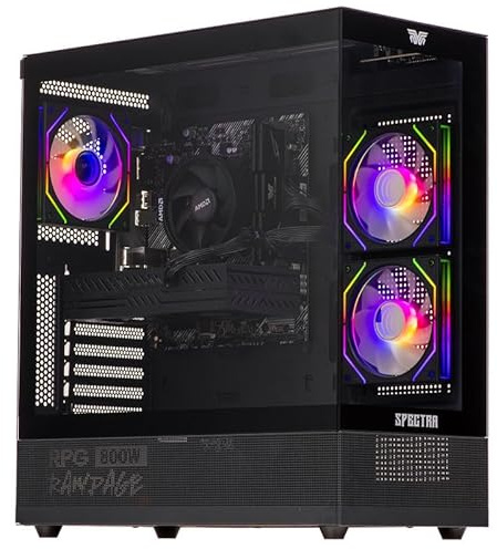 Veno Scorp Intel Core i7 2600 16GB Ram 512GB SSD 1050Ti 4GB Windows 11 Gaming PC USB 3.0 NEONZILLA ARGB FANS