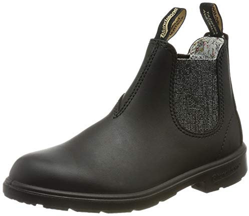 Blundstone Kids Series, Stivali Unisex - Bambini e ragazzi, Glitter nero/argento, 33 EU