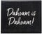 Du Hirsch Bayerische Fussmatte Dahoam is Dahoam B x H: 60 cm x 40 cm