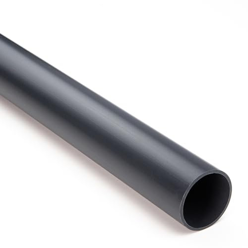 PVC-Rohr I 25 mm I 3/4 Zoll I 1 Meter I Klebemuffe I Pool-Zubehör I Druckrohr-PVC I bm053