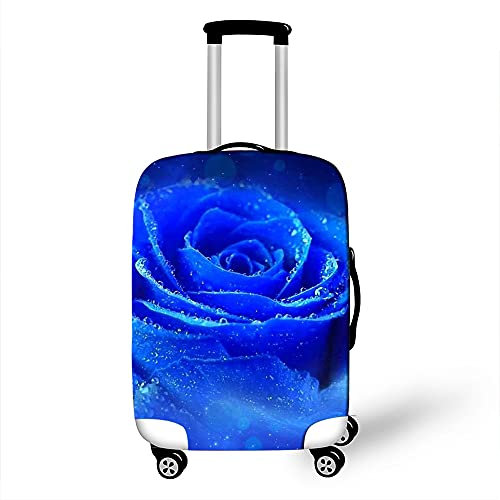 Morbuy Elastisch Kofferhülle Kofferschutzhülle Anti-Kratzer Staubdicht Kofferüberzug Luggage Protector Cover Kofferbezug Reisekofferabdeckung (Rose 2,M)