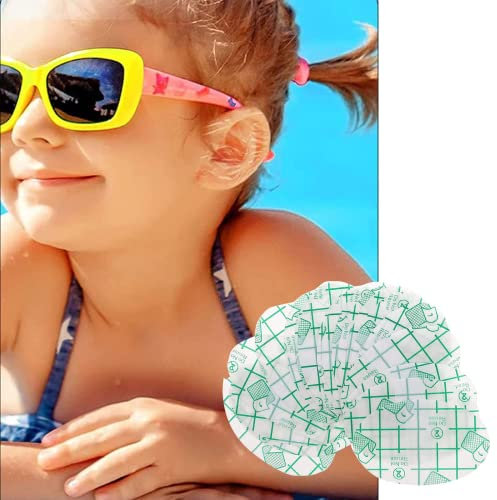 20 Pcs Autocollants Oreilles étanches,Autocollant Oreille Etanche,Autocollants d'oreille de Bébé,Pour la douche natation Surf snorkeling et autres sports nautiques