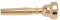 Horn Mouth Replacement Durable Stable Performance TrompetenmundstüCk FüR Musikinstrumente (Gold)