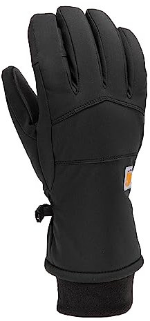 Carhartt Storm Defender - Guanto da donna in softshell isolato, taglia S, colore: nero, nero, Small