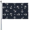 Flagge, 7,6 x 12,7 cm, doppelseitig, Muster von Ankern, Gartenflaggen, Banner-Dekoration für Innen- und Außenbereich