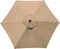 Sombrilla de repuesto para sombrilla de 3 m, 8 brazos (Khaki, 3 m/8 Brazos)