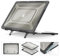 SEYMCY Cover Compatible with MacBook Air 15 inch Case 2025 2024 2023, Anti-Scratching Hard Shell Protective with Foldable Stand M4 A3241 / M3 A3114 / M2 A2941 - Black