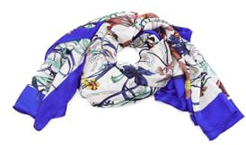 QUEEN HELENA Warmer Winterschal für Damen SC019 hellblau, Einheitsgröße