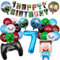 Pixel Luftballon Geburtstagsdeko 7 Jahre, 26 Stück Miner Gamer Kindergeburtstag Mitgebsel Jungen 7, Luftballon Geburtstag 7 Jahre Jungen Gamer Luftballon Deko Geburtstag Party Mitgebsel Luftballon