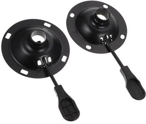 Lurrose 2st Hardware-zubehör Für Stuhlgestelle Und Drehstühle Drehbarer Barhocker Drehgestellteile Für Stühle Stuhlbasis Barhocker Mit Drehgestell Schemel Eisen Sitz Rotieren Montageplatte