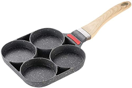 WBDHEHHD Padella Pentole 4 tazze Portauova Anelli Pancake, Frittata, Uovo in camicia, 40X17,6 cm