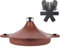 Antihaftbeschichtete Bratpfanne/Bratpfanne, 27,9 cm, 3QT Tajine-Pfanne, Aluminium-Pfannen mit Deckel, Herd/Ofen-zu-Tisch, Kochgeschirr, spülmaschinenfest und kompatibel mit allen Herdarten