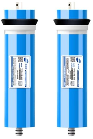RO-Membran 3012-400 GPD Umkehrosmose-Membran, Umkehrosmose-Element-Wasser-Filter Membranelement für Heim, Ersatz für das Undersink Home Drinking RO Water Filtration System, Osmoseanlage Trinkwasser