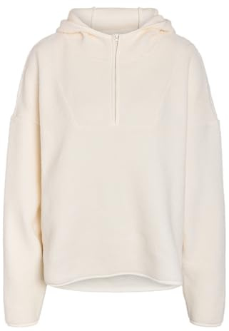 NOISY MAY Damen Hoodie | Female | Sweatshirt | Relaxed Fit | Rundhals | Langarm | Einfarbig | schnell trocknend | Reißverschluss | Casual-Style