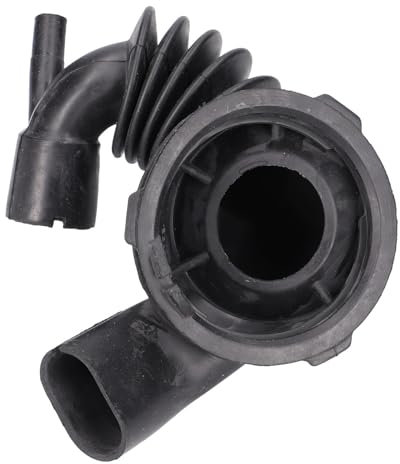 ensipart Saugschlauch für Waschmaschine kompatibel mit Bosch 00494562 Gummischlauch zwischen Bottich und Entleerungssschlauch Faltenschlauch