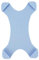 ZhaoCo Universal Anti-Rutsch Silikon Handschlaufe Griff Halter Fingerhalterung für 6 / 6,8'' / 7'' Kindle eReader/Kobo/Sony Ebook - Blau