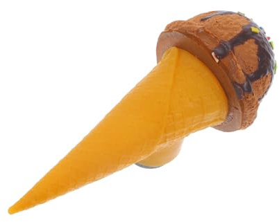 Yardwe Faux Ice Cream Cone Refrigerator Magnet Lifelike Ice Cream Prop for Kitchen Decor Artificial Dessert Model for Fridge for Boys and Girls Play